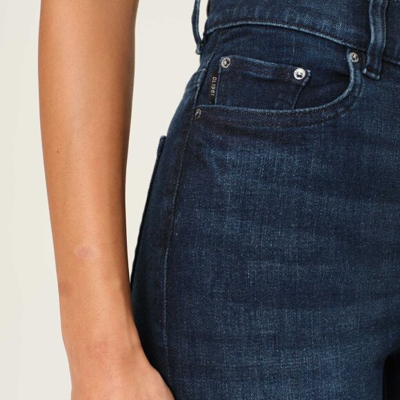 DL1961 Halle Straight High Rise Instasculpt Jeans Mediterranean 31 - Picture 5 of 16